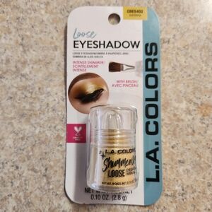 L.A. Colors Loose Eyeshadow Intense Shimmer With Brush CBES402, Sunshine